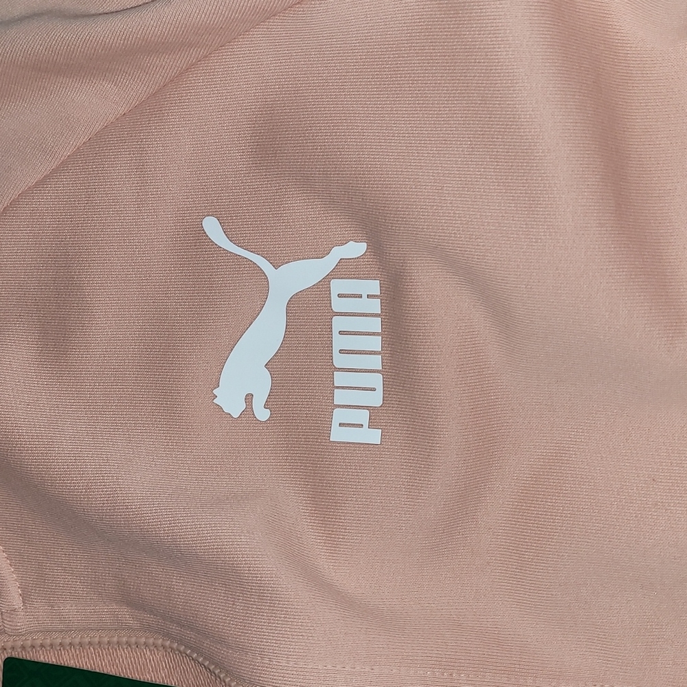 New Salmon colored Puma full zip warm up jacket size L - Picture 4 of 6